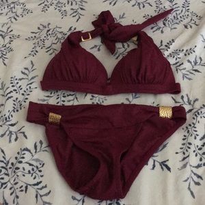 Cute two piece bathing suite